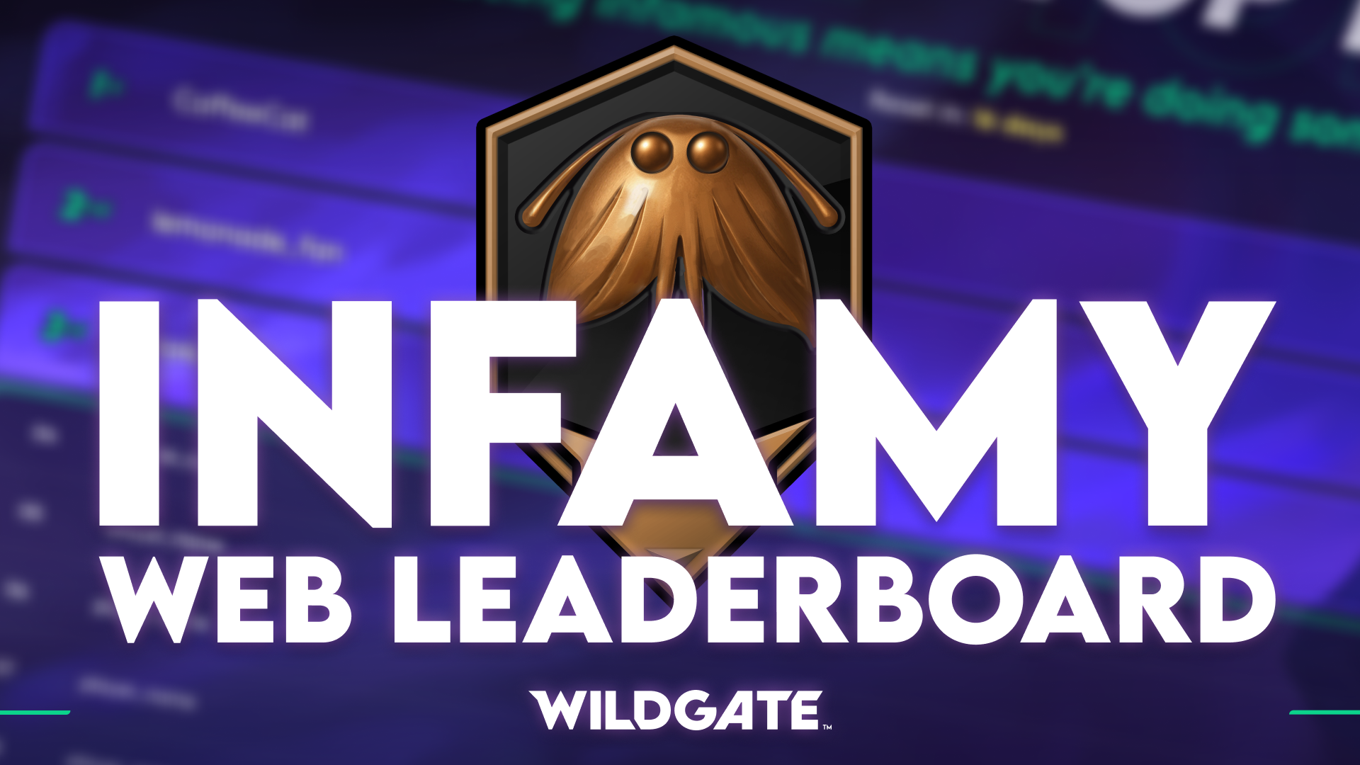 Infamy Leaderboards Are Live!