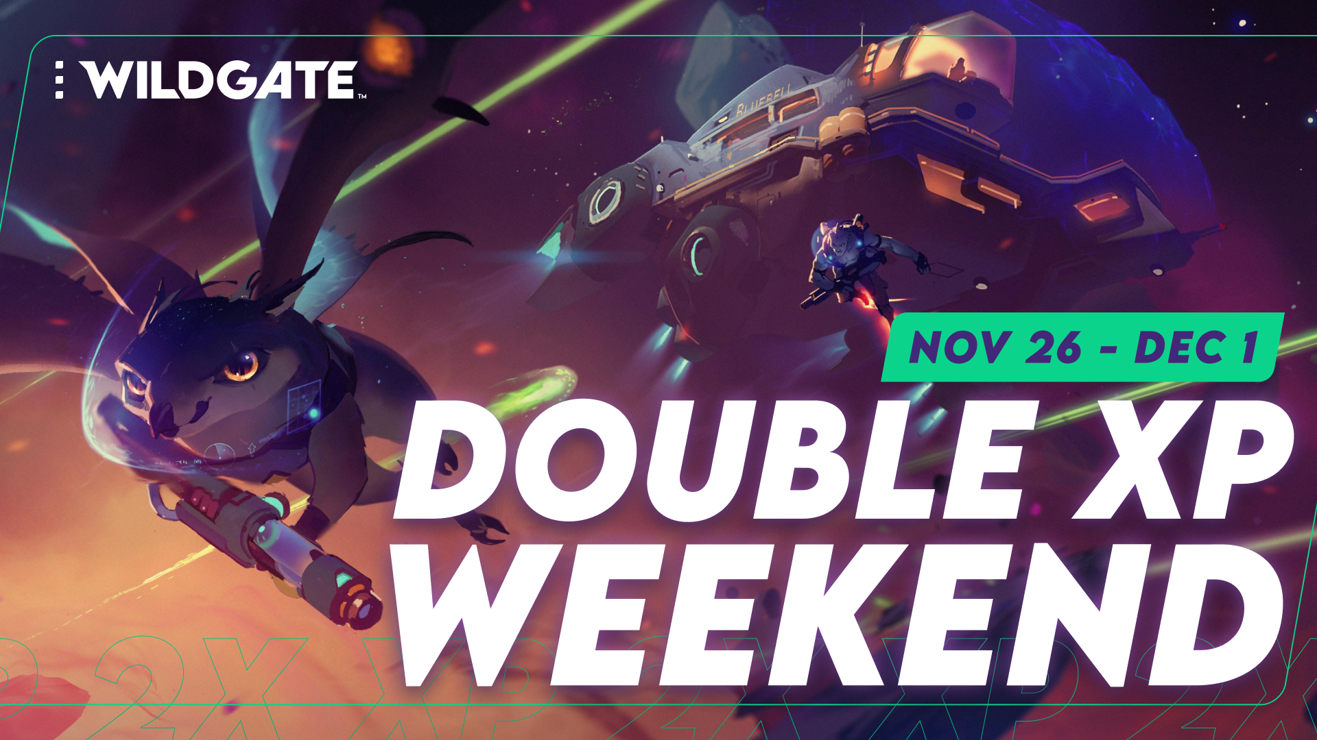 Wildgate Double XP Weekend is Live!