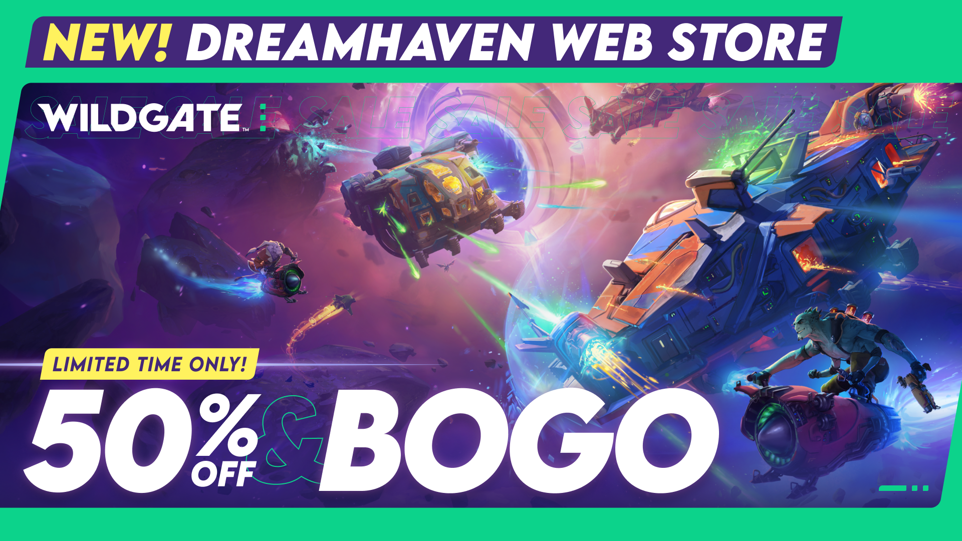 Get Wildgate for 50% Off and BOGO Free