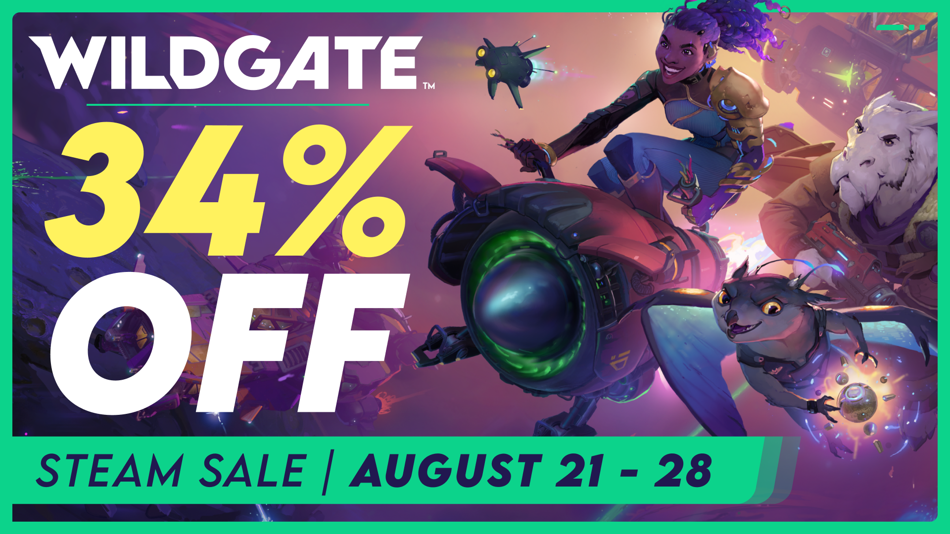 Wildgate Steam Sale: Save 34%